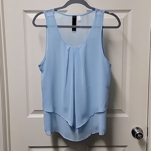 Flowy baby blue tank top